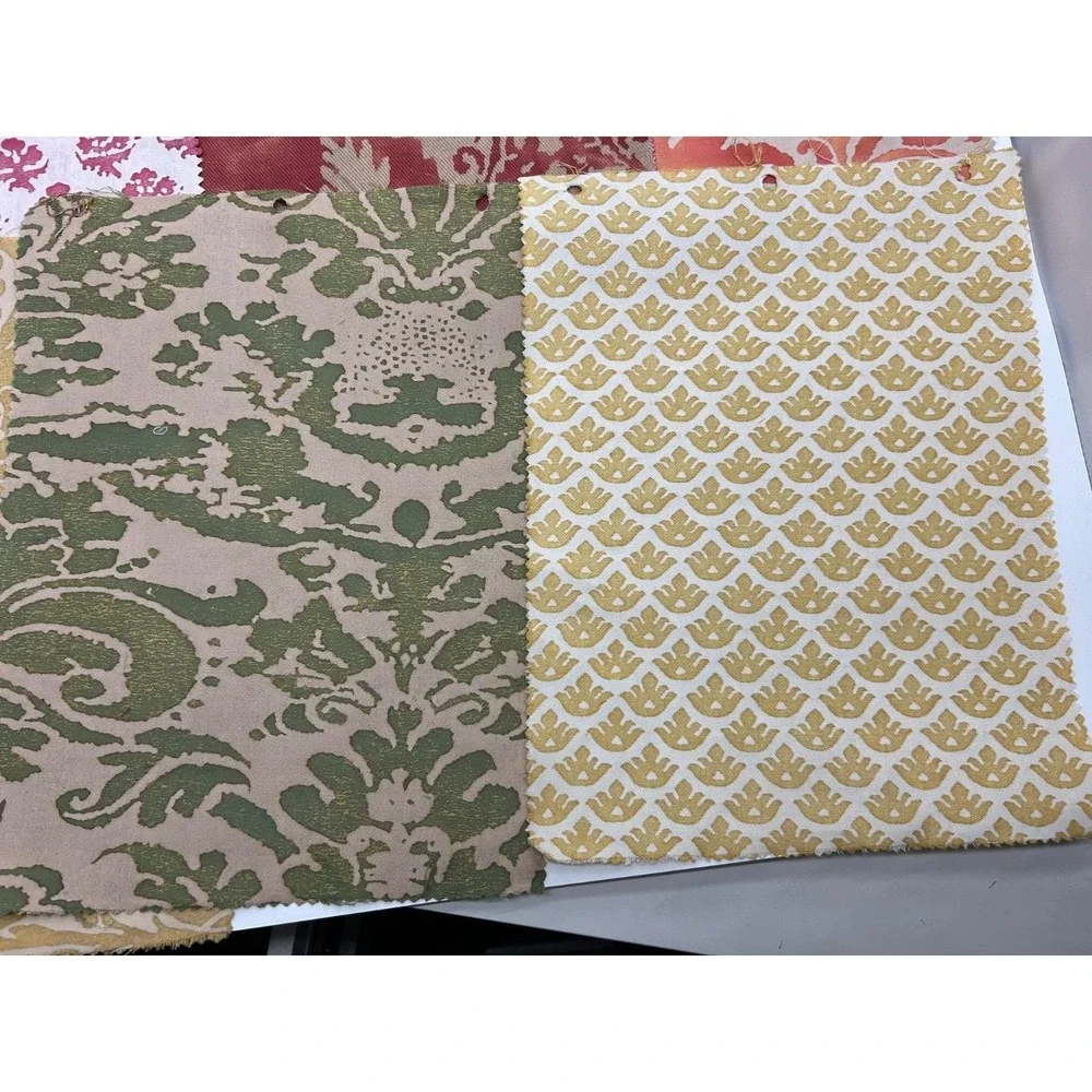 Vtg Six Rare FORTUNY Sample Pieces - Stunning Hard to Find Patterns & Colors